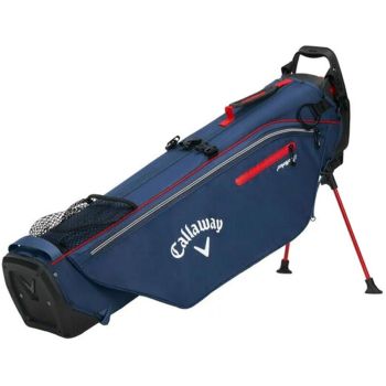 Callaway Par 3 Double Strap Stand Bag - Navy/Red