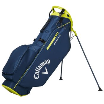 Callaway Fairway C Double Strap Stand Bag - Navy/Flo Yellow