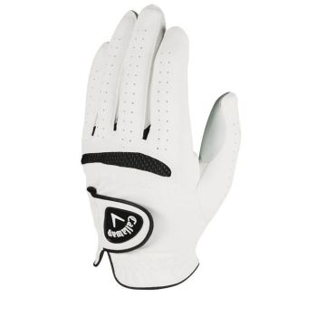 Callaway Women's Weather Spann Golf Gloves Right Hand - White (For the Left Handed Golfers) 