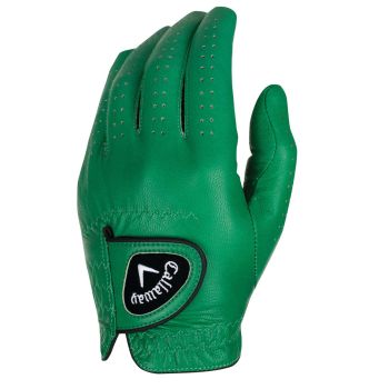 Callaway Men's Tour Opti-Color Green Golf Gloves - Left Hand (For The Right Handed Golfer)