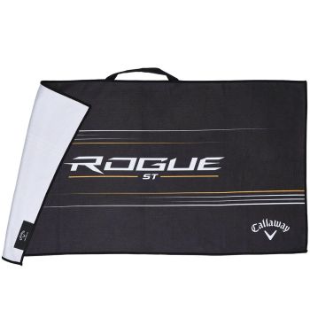 Callaway Rogue Golf Towel - Black/White/Gold