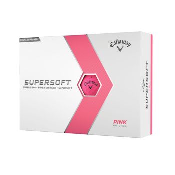 Callaway 2023 Supersoft Golf Balls 12PCS - Pink