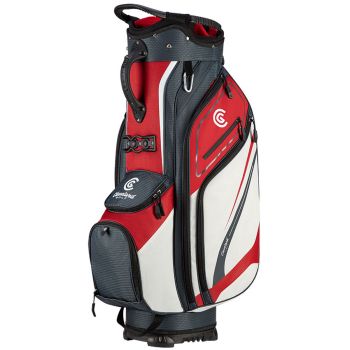 Cleveland Friday 2 Cart Bag - Red/White/Charcoal
