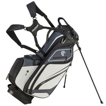 Cleveland Saturday 2 Stand Bag - Charcoal/White/Black