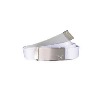 Puma Youth Reversible Web Golf Belt - Bright White