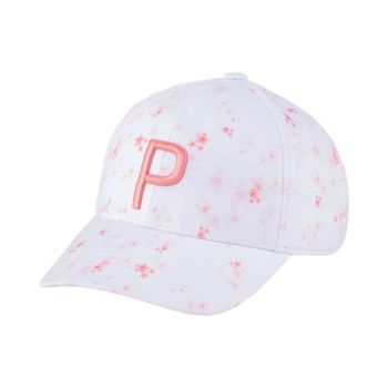 Puma Women's Floral Adjustable Cap - Bright White 