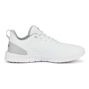 Puma Women's Laguna Fusion Golf Shoes - Puma White/Flat Light Grey