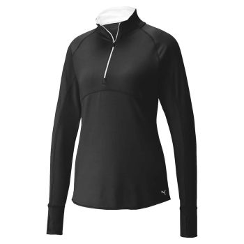Puma Women's Gamer 1/4 Zip Golf Polo Jacket - Navy Blazer