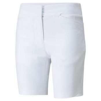 Puma Women's Bermuda Golf Shorts - Bright White