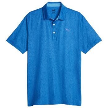 Puma Men's Cloudspun Primary Golf Polo Shirt - Regal Blue