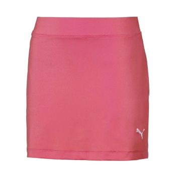 Puma Girls' Solid Knit Golf Skirt - Rapture Rose