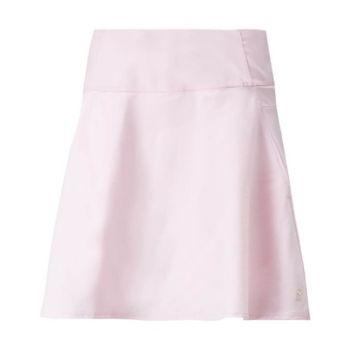 Puma Women's Pwrshape Solid Woven Golf Skirt - Parfait Pink