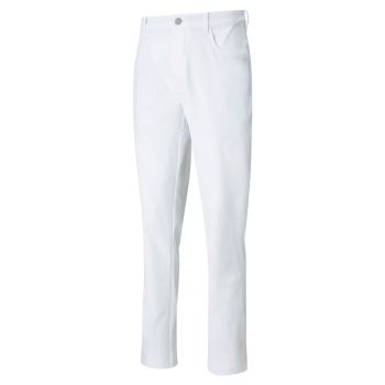 Puma Men's Jackpot 5-Pocket Golf Pants - Bright White