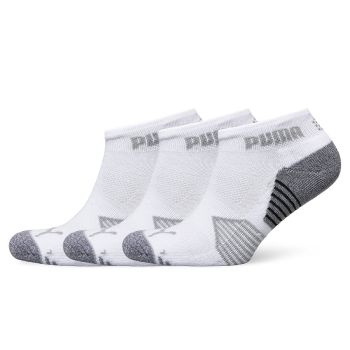 Puma Men's Essential 1/4 Cut Golf Socks 3 Pairs - Bright White