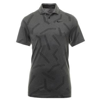 Nike Men's Dry Vapor Line Jacquard Golf Polo -  Dark Smoke Grey 