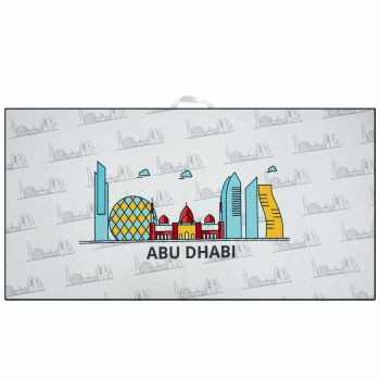 Devant Decorated Microfiber Towel - Abu Dhabi