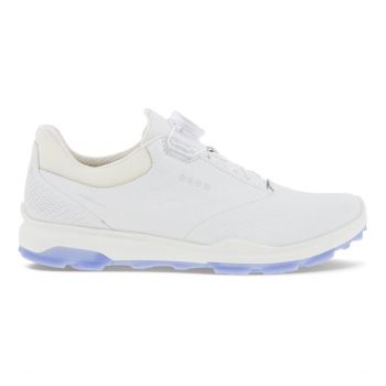 Ecco Women's golf Biom Hybrid 3 Golf Shoes - White/Racer