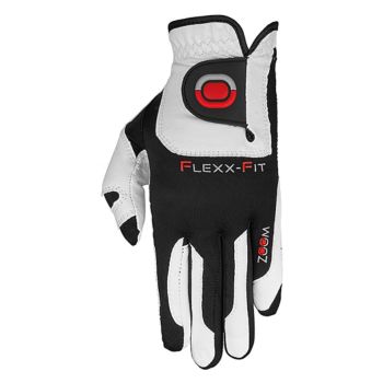 Zoom Men's Aqua Control Gloves - White/Black/Red - Left Hand (For The Right Handed Golfer)