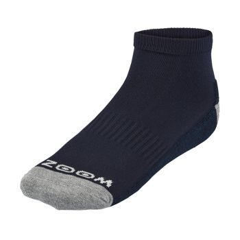 Zoom Ladies Ankle Low Cut Socks (3pairs) - Navy/Silver