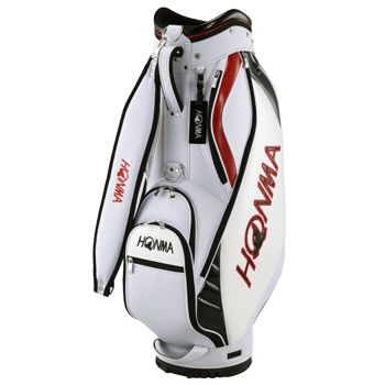 Honma CB12211 9inch Caddie Golf Bag - White/Red