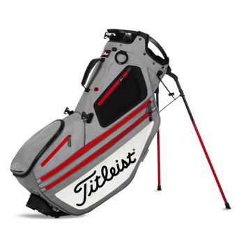 Titleist Hybrid 14 Stand Bag - Grey/Red/Charcoal