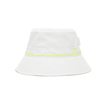 J.Lindeberg Hans Bucket Golf Hat - White - FW21