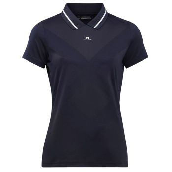 J.Lindeberg Women's Nilo Golf Polo Shirt - JL Navy - FW21