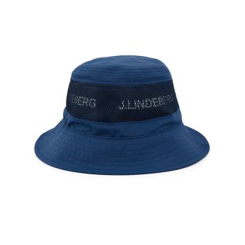 J.Lindeberg Men's Denver Bucket Hat - Navy Peony - PS23