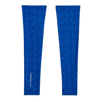J.Lindeberg Men's Ray Print Golf Sleeve - Blue Printed Bridge