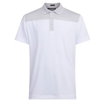 J.Lindeberg Men's Rio Regular Fit Golf Polo - White - SS22 (Online Exclusive)