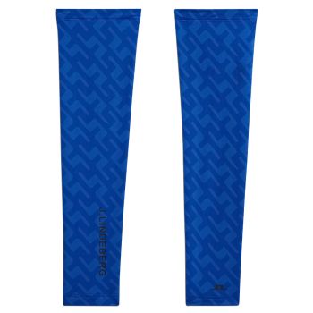 J.Lindeberg Women's Aylin Print Golf Sleeves - Blue Printed Bridge