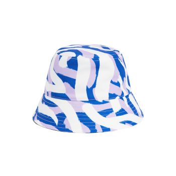 J.Lindeberg Women's Wave Print Golf Bucket Hat - Purple Painted Zebra