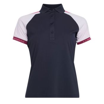 J.Lindeberg Women's Perinne Golf Polo - JL Navy - SS22 (Online Exclusive)