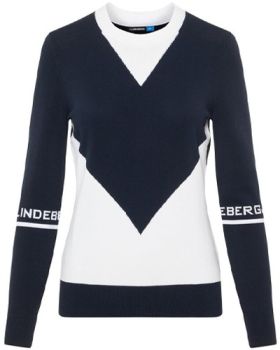J.Lindeberg Women's Celine Viscose Nylon Sweater - JL Navy - SS20