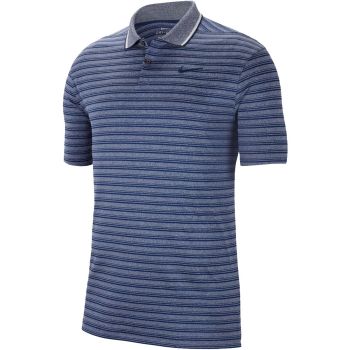 Nike Men's Dry Vapor Control Pacific Polo Golf Shirt - Blue Void/Purple