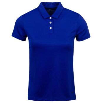 Nike Women's Dri-Fit Short Sleeve Texture Polo Shirt - Concord/Blackened Blue/Black