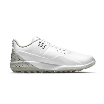 Nike Men's Jordan ADG 3 Golf Shoes - White/Tech Grey/Black/Fire