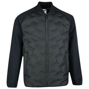 Nike Men's Therma FIT ADV Repel Full-Zip Golf Jacket - Black/Black