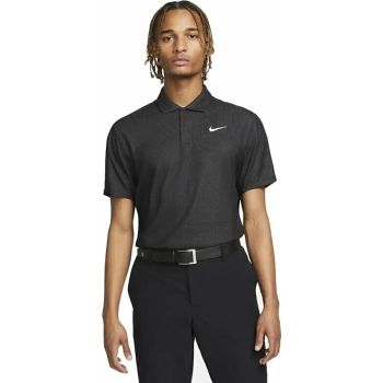 Nike Men's Dri-Fit ADV Jacquard Golf Polo - Dark Smoke Grey/Black/White