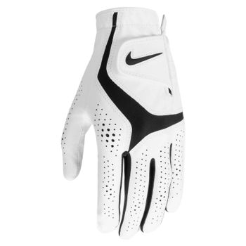 Nike Unisex Dura Feel X Golf Glove - Pearl White/Black