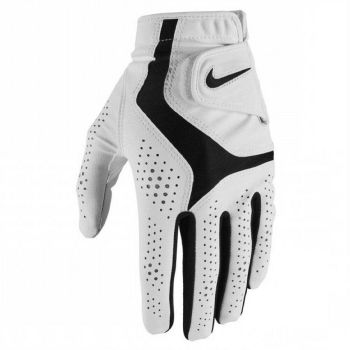 Nike Women's Dura Feel X Golf Glove - Pearl White/Black