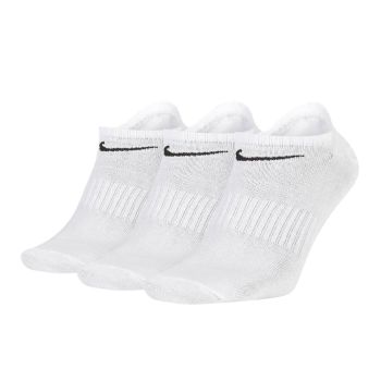 Nike Everyday Lightweight Training No-Show Socks 3 Pairs - White/Black