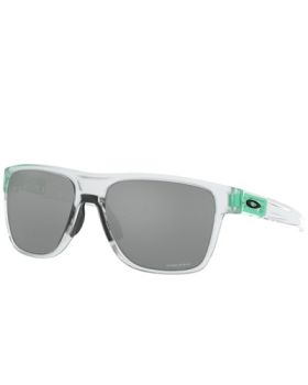 Oakley Crossrange XL Crystal Pop Sunglasses - Crystal Clear Frames/Prizm Black Lens
