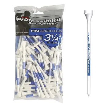 Pride Sports Professional Tee System (Pts) 3 1/4" 83mm Pro Length Max - 75 Pcs