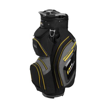 PowaKaddy Premium Tech Bag - Black/Heather with Yellow Trim