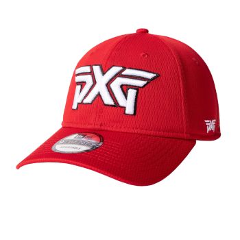 PXG Men's Kansas City 9Twenty Adjustable Golf Cap - Red/White