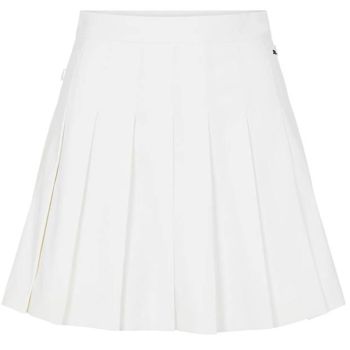 J.Lindeberg Women's Adina Golf Skirt - White - FW21