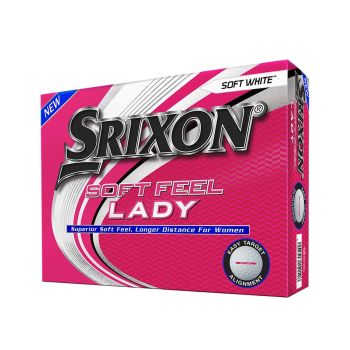 Srixon Women's Soft Feel Golf Balls - Soft White