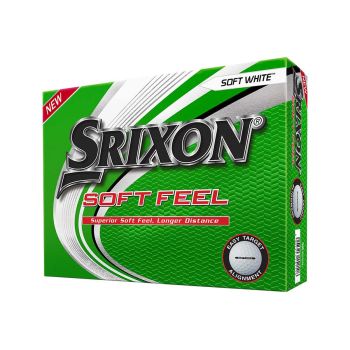 Srixon Men's Soft Feel Golf Balls - Soft White 