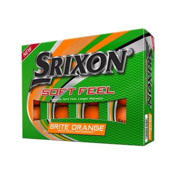Srixon Men's Soft Feel Golf Balls - Brite Orange
